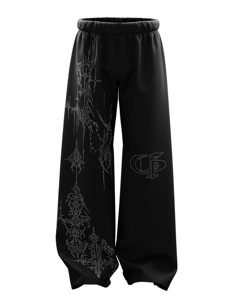 STRAIGHT FIT BAGGY PANTS