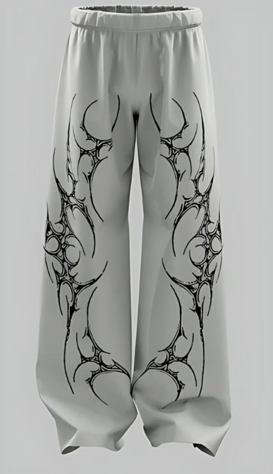 STRAIGHT FIT BAGGY PANTS