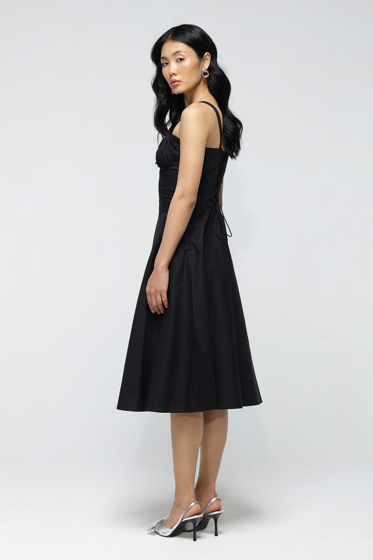Janie Pocket Dress : Black