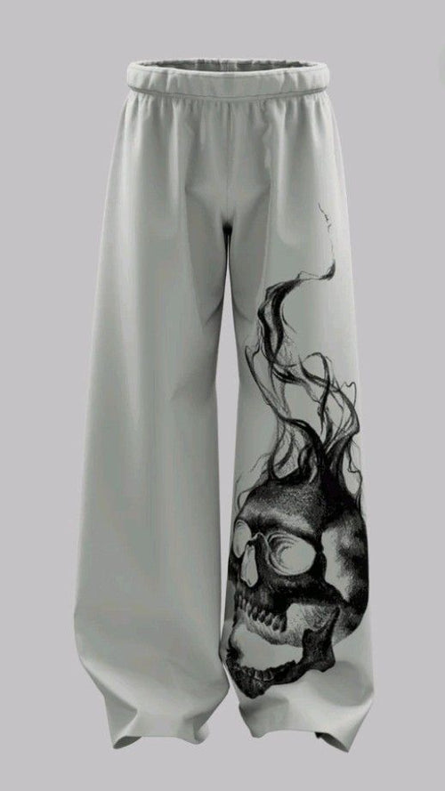 STRAIGHT FIT BAGGY PANTS