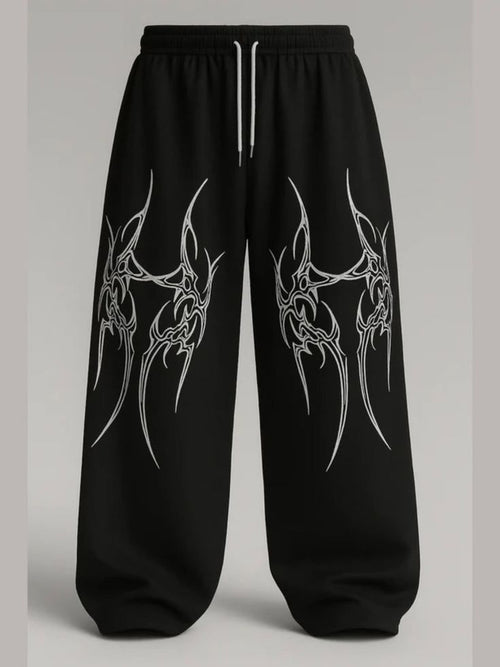 STRAIGHT FIT BAGGY PANTS