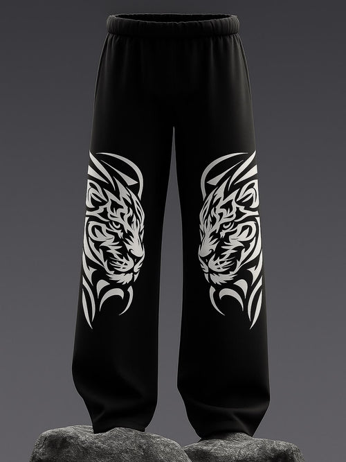 STRAIGHT FIT BAGGY PANTS