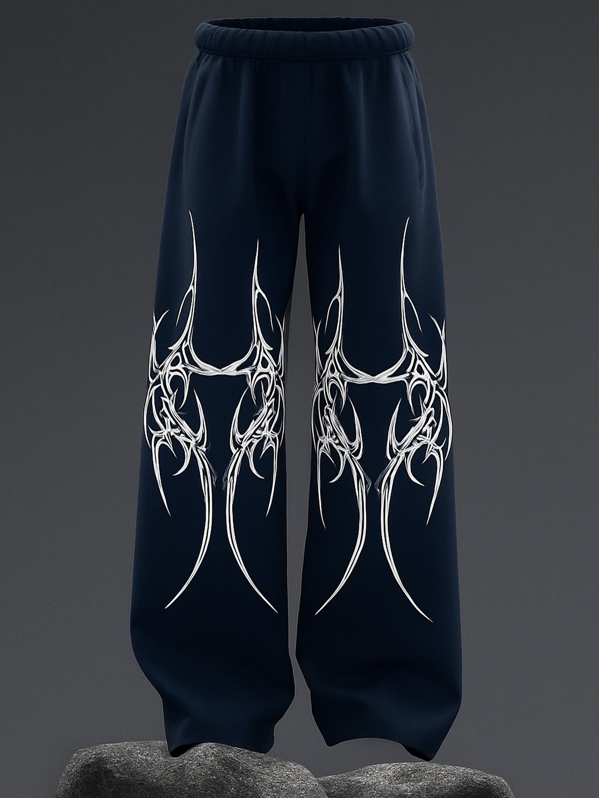 STRAIGHT FIT BAGGY PANTS