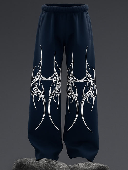 STRAIGHT FIT BAGGY PANTS