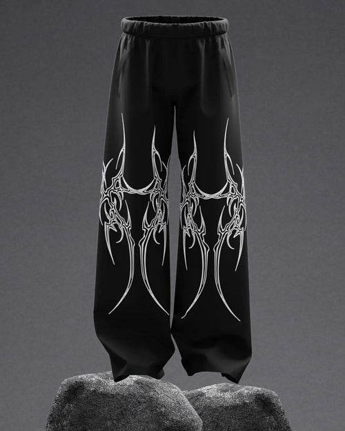 STRAIGHT FIT BAGGY PANTS