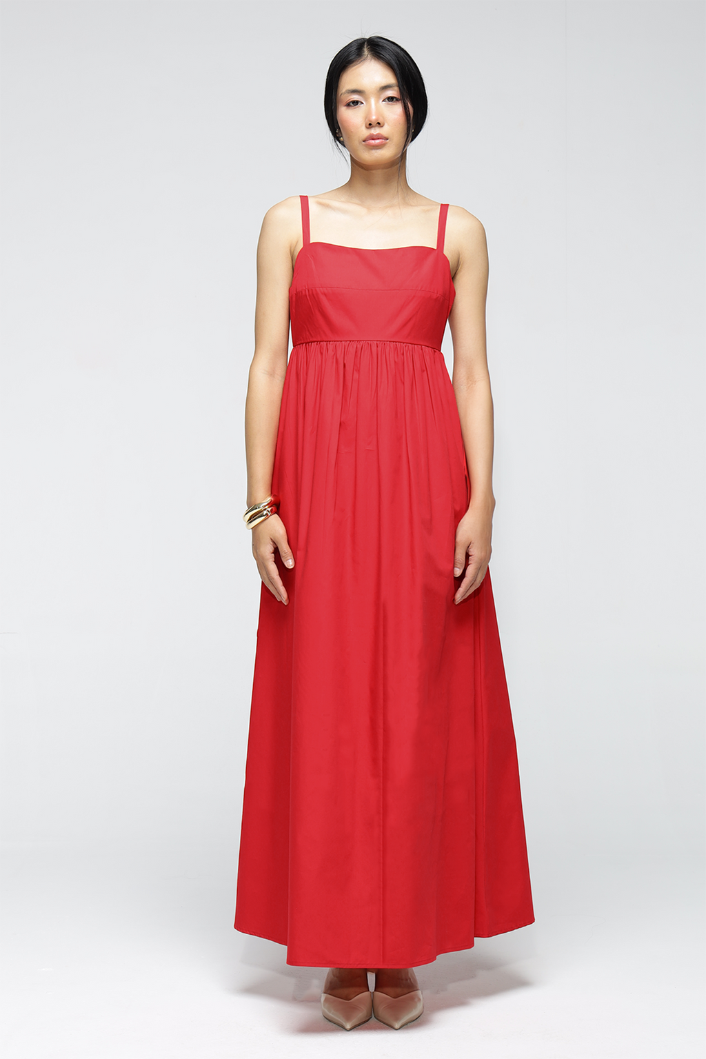 Shyla Pocket Dress : Crimson