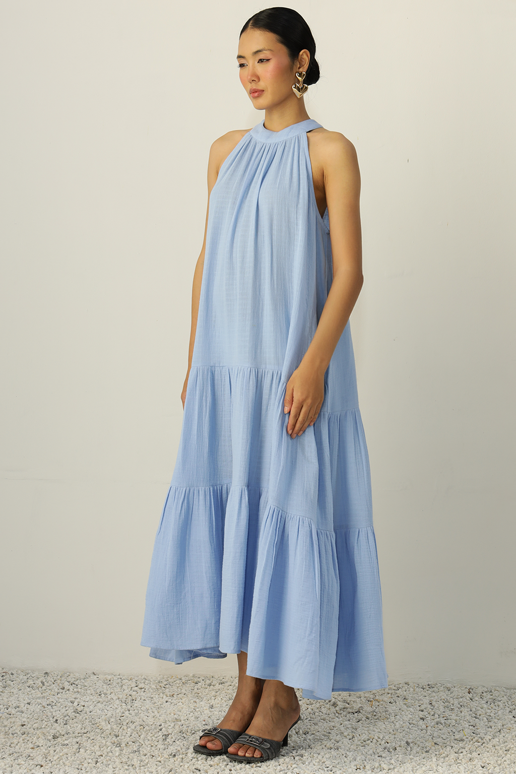 Everett Pocket Dress : Blue