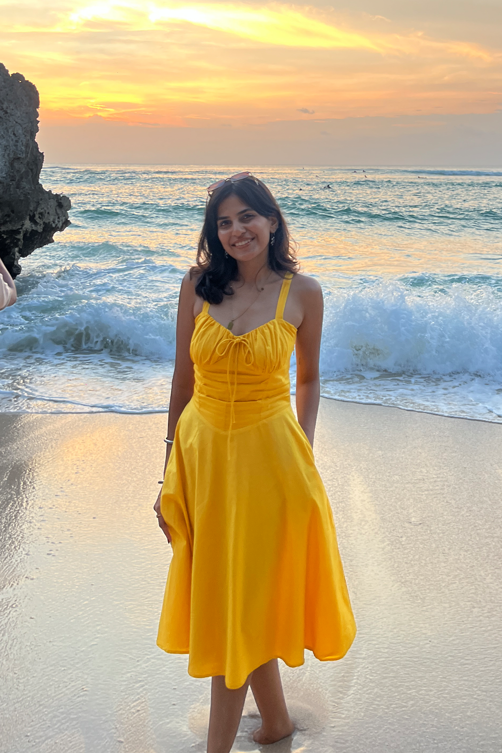 Janie Pocket Dress : Sunshine Yellow