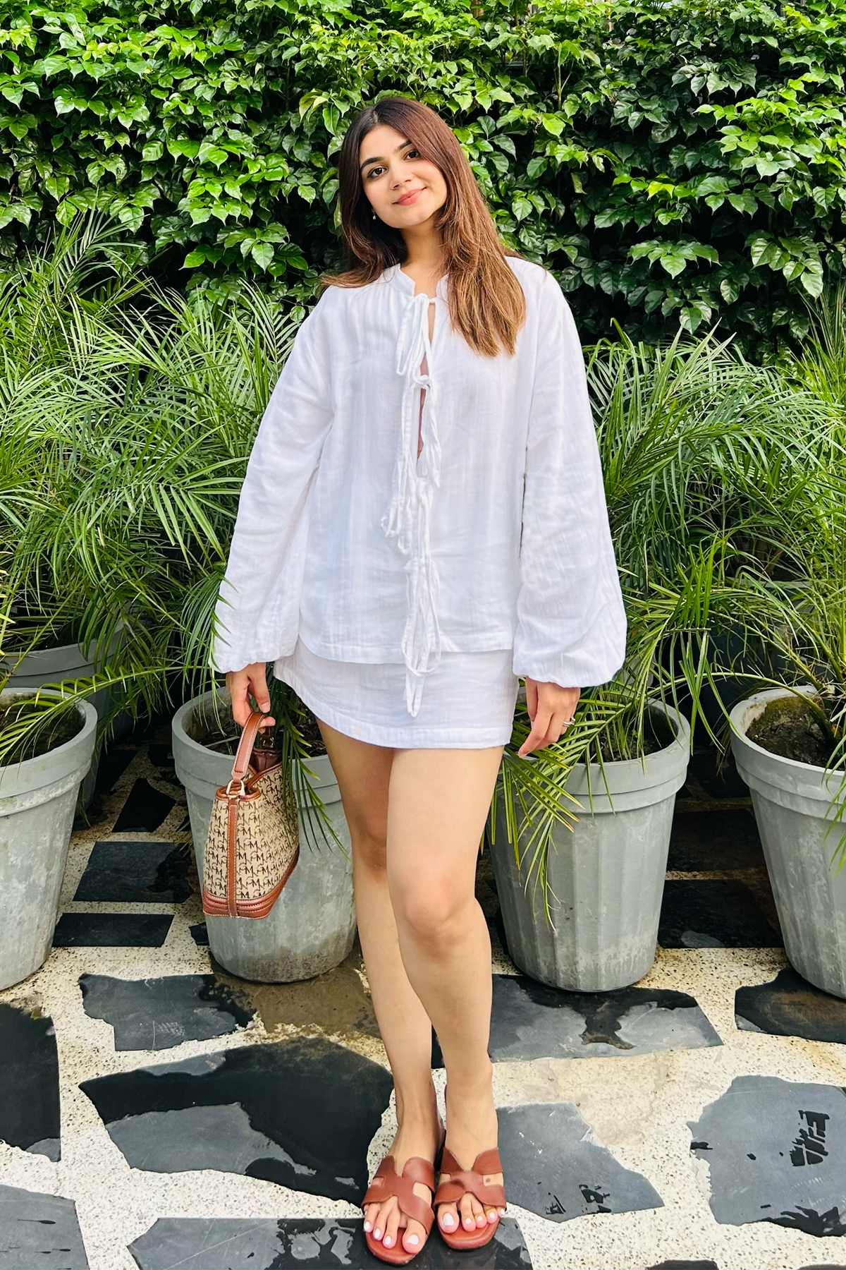 Irene Two Piece : White