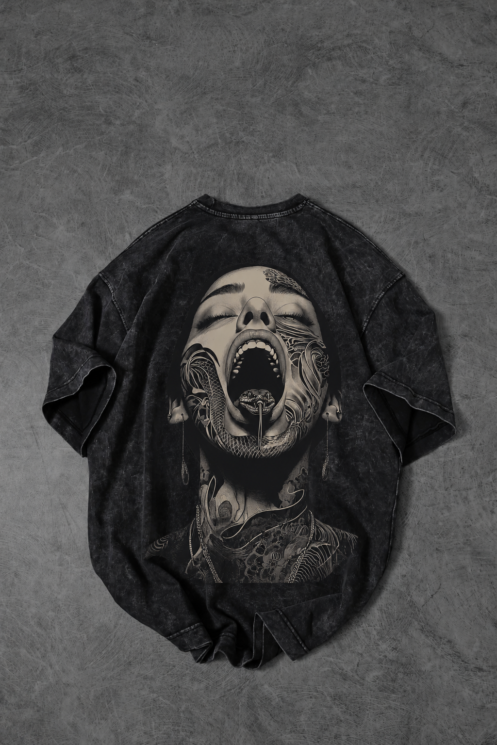Venom Within Special Acid Wash Oversized Tshirt.