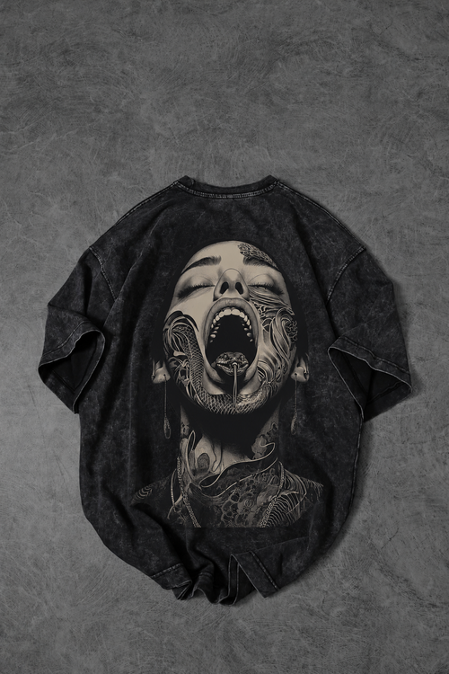Venom Within Special Acid Wash Oversized Tshirt.