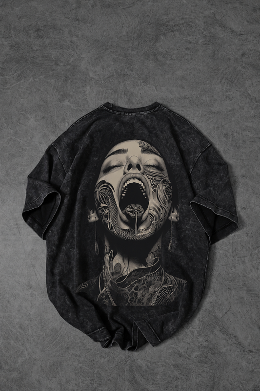 Venom Within Special Acid Wash Oversized Tshirt.