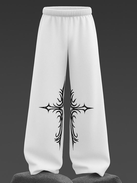 STRAIGHT FIT BAGGY PANTS